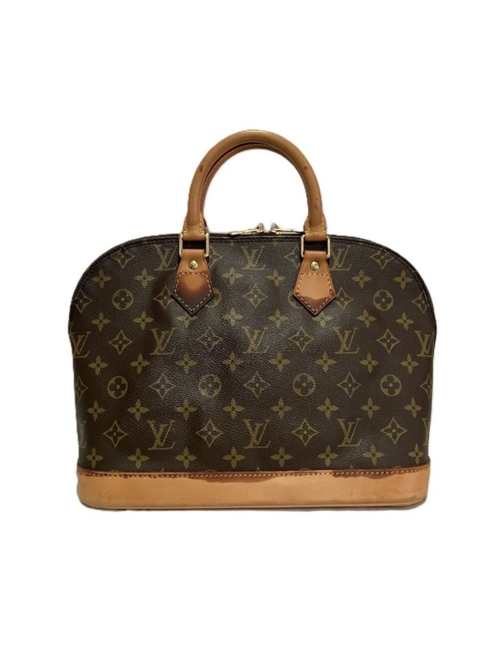 Louis Vuitton Alma Monogram Handbag Canvas
